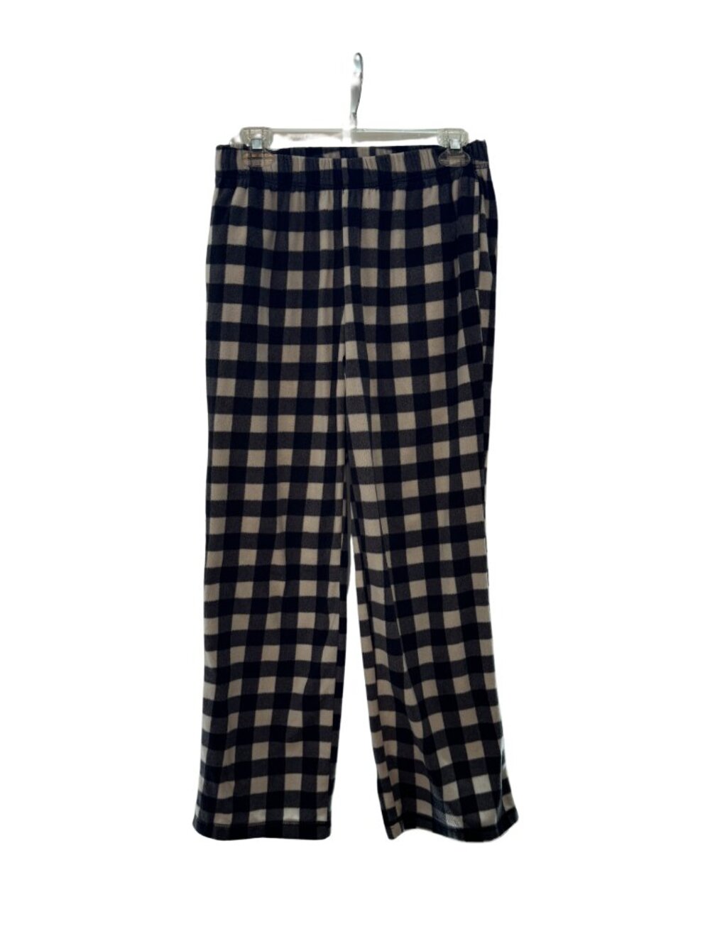 Sleep Chic Black/White Checked Pajama Pants - Size S